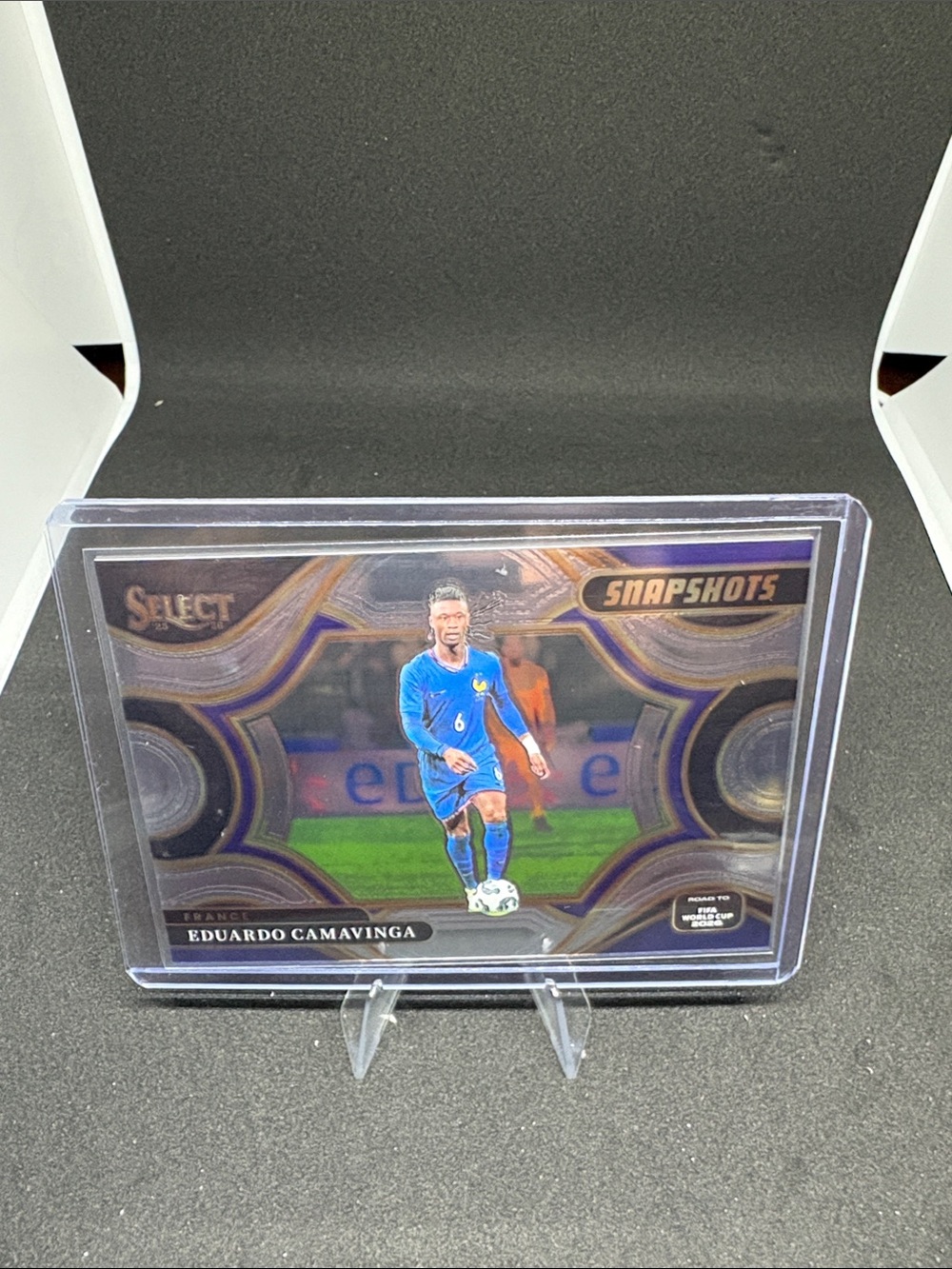 Panini Select Eduardo Camavinga Soccer Card - Snapshots